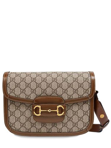 Horsebit Gg Supreme & Leather Bag - GUCCI - Modalova