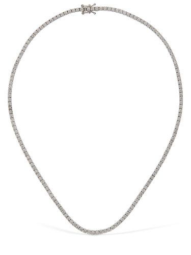 Kt Gold & Diamond Tennis Necklace - VANZI - Modalova