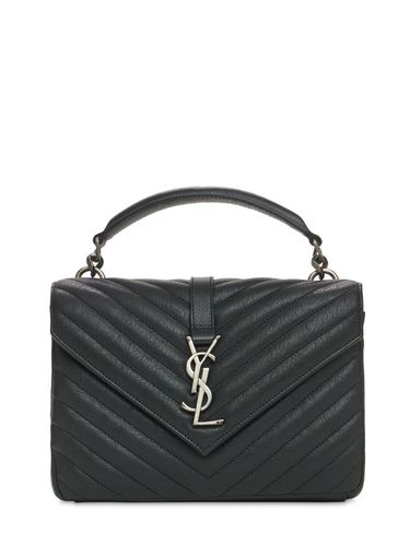 Medium College Quilted Leather Bag - SAINT LAURENT - Modalova