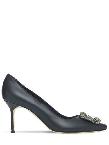 Mm Hangisi Leather Pumps - MANOLO BLAHNIK - Modalova