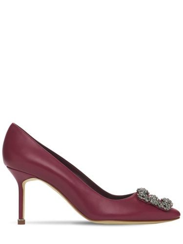 Mm Hohe Lederpumps „hangisi“ - MANOLO BLAHNIK - Modalova