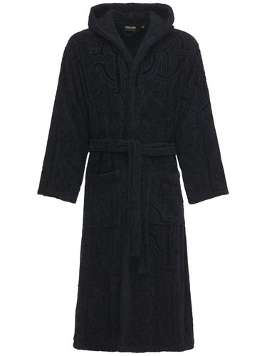 Araldico Cotton Bathrobe - ROBERTO CAVALLI - Modalova