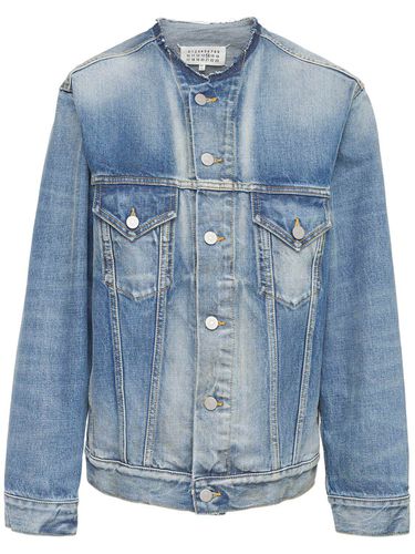 Cotton Denim Jacket - MAISON MARGIELA - Modalova