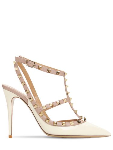 Mm Rockstud Patent Leather Pumps - VALENTINO GARAVANI - Modalova