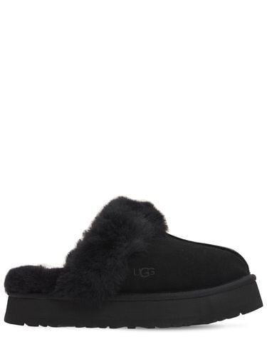 Mm Disquette Suede & Shearling Mules - UGG - Modalova