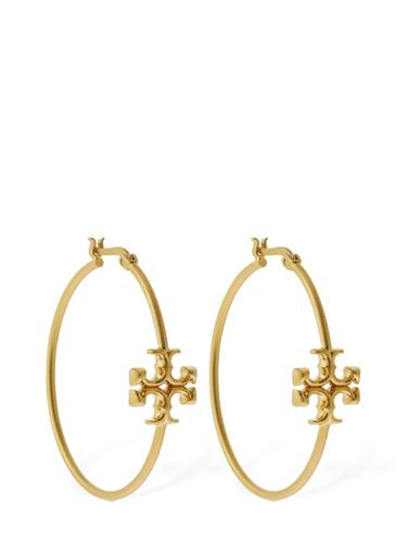 Eleanor Hoop Earrings - TORY BURCH - Modalova