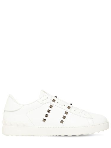 Open Rutenio Studs Leather Sneakers - VALENTINO GARAVANI - Modalova