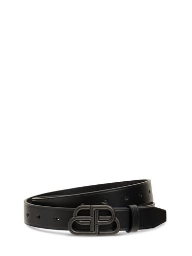 Cm Leather Belt - BALENCIAGA - Modalova