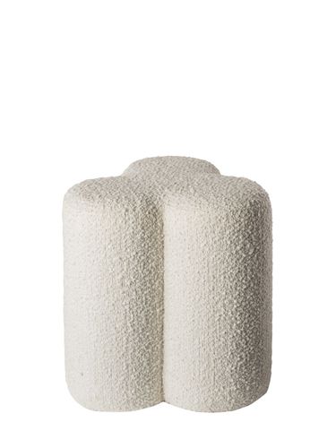 Clover Ecru Bouclé Stool - POLSPOTTEN - Modalova