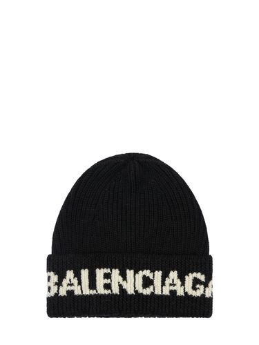 Cappello Beanie In Lana - BALENCIAGA - Modalova