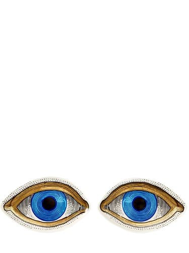 Set Of 2 Eye Valet Trays - JONATHAN ADLER - Modalova