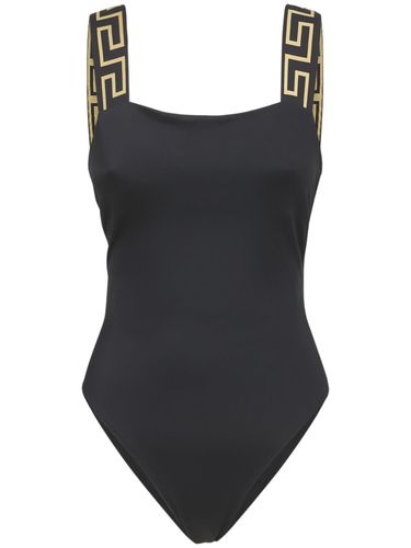 Greek Strap One Piece Swimsuit - VERSACE - Modalova