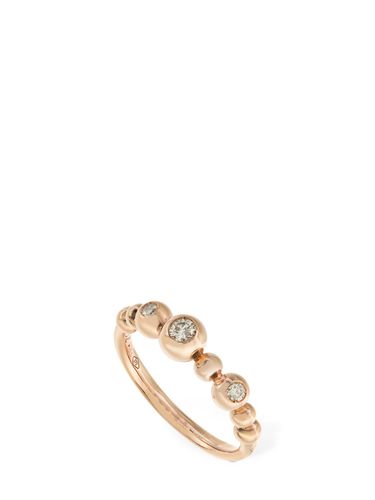 Bollicine 9kt Gold Ring W/diamonds - DODO - Modalova