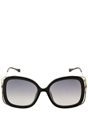 Horsebit Squared Metal Sunglasses - GUCCI - Modalova