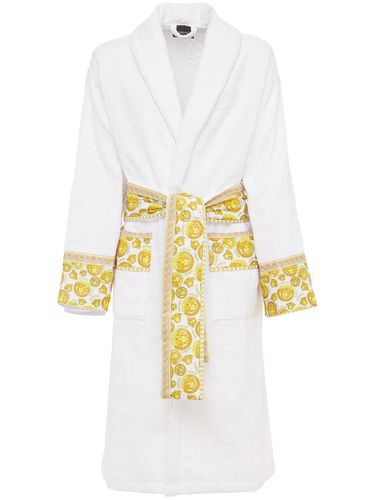 Jaq Medusa Cotton Bathrobe - VERSACE - Modalova