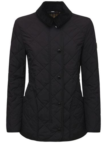 Chaqueta De Nylon Pespunteado - BURBERRY - Modalova