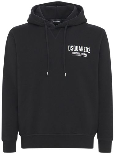 Felpa Ceresio 9 In Cotone Con Cappuccio - DSQUARED2 - Modalova