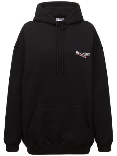 New Bb Logo Sweatshirt Hoodie - BALENCIAGA - Modalova