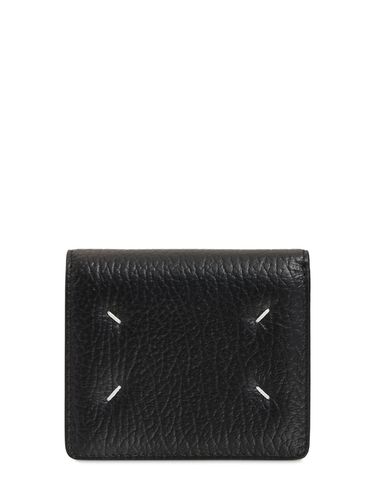 Grained Embossed Leather Wallet - MAISON MARGIELA - Modalova