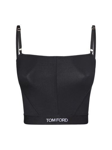 Cropped Tech Tank Top - TOM FORD - Modalova