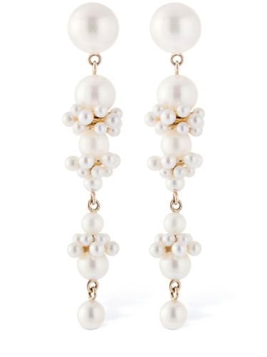 Kt & Pearl Tulip Perle Earrings - SOPHIE BILLE BRAHE - Modalova