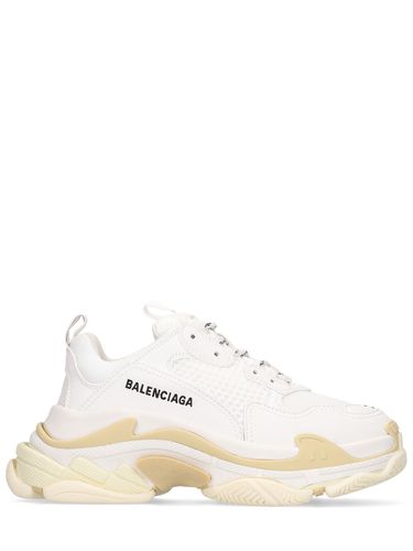 Mm Triple S Faux Leather Sneakers - BALENCIAGA - Modalova