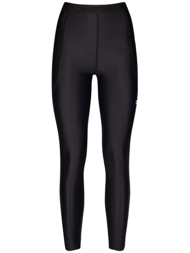 Stretch Tech Jersey Leggings - BALENCIAGA - Modalova