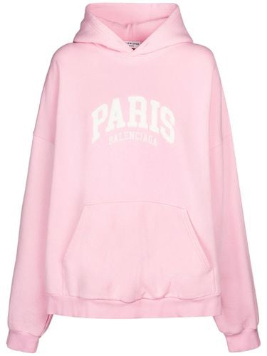 Cities Wide Fit Sweatshirt Hoodie - BALENCIAGA - Modalova