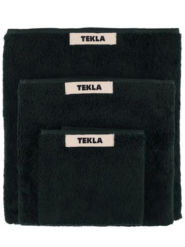 Set Of 3 Organic Cotton Towels - TEKLA - Modalova