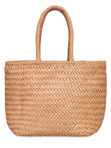 Grace Small Woven Leather Basket Bag - DRAGON DIFFUSION - Modalova