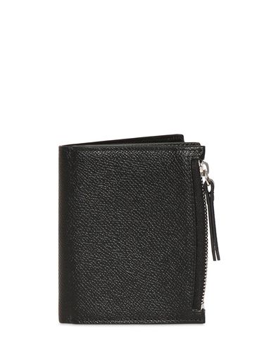 Grained Leather Billfold Wallet - MAISON MARGIELA - Modalova