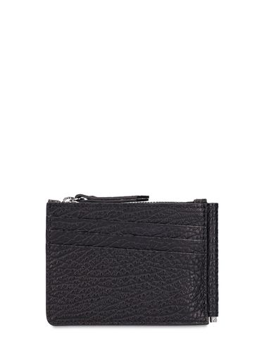 Grained Leather Billfold Wallet - MAISON MARGIELA - Modalova