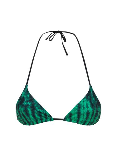 Praia Printed Recycled Tech Bikini Top - TROPIC OF C - Modalova