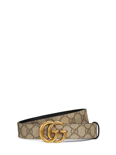 Gg Marmont Reversible Belt - GUCCI - Modalova