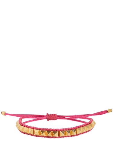 Multi Rockstud Cord Bracelet - VALENTINO GARAVANI - Modalova