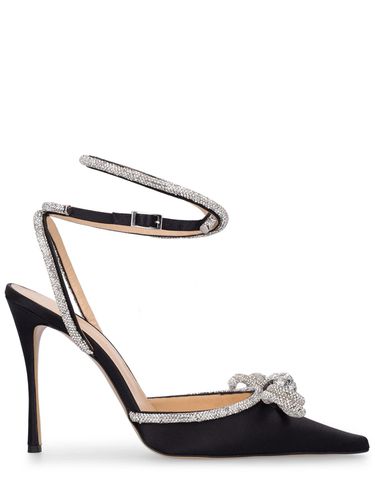 Mm Double Bow Silk Satin Pumps - MACH & MACH - Modalova