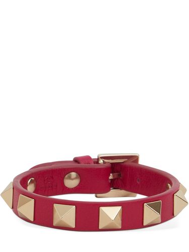 Gürtelarmband Aus Leder "rockstud" - VALENTINO GARAVANI - Modalova