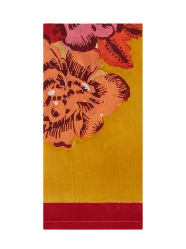 Set Of 4 Ankara Mustard Napkins - LISA CORTI - Modalova