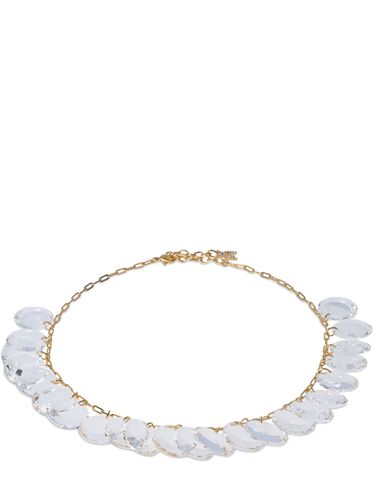 Tina Crystal Pendant Choker - AMINA MUADDI - Modalova