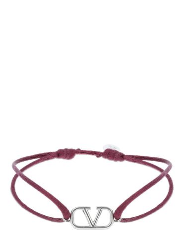 Pulsera Ajustable Con Logo V - VALENTINO GARAVANI - Modalova