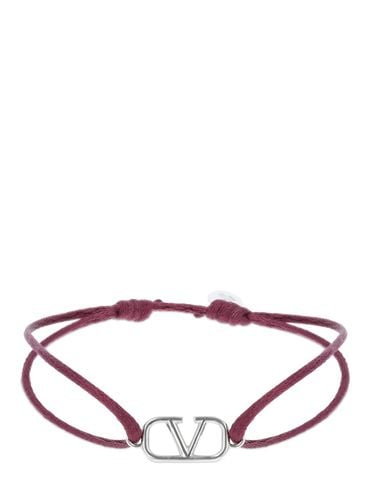 Schmales Armband Mit V-logo - VALENTINO GARAVANI - Modalova