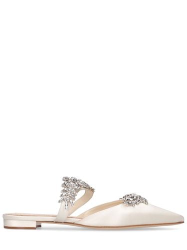 Mm Lurum Satin Flats - MANOLO BLAHNIK - Modalova