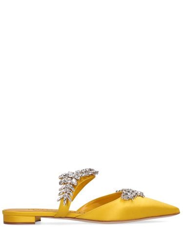 Mm Lurum Satin Flats - MANOLO BLAHNIK - Modalova