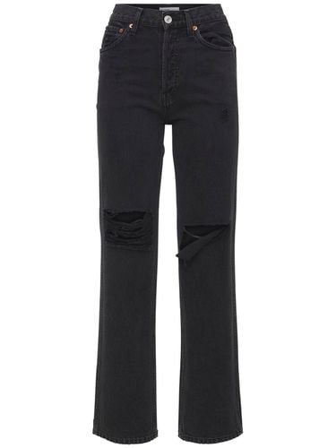 S High-rise Loose Denim Jeans W/ Rips - RE/DONE - Modalova