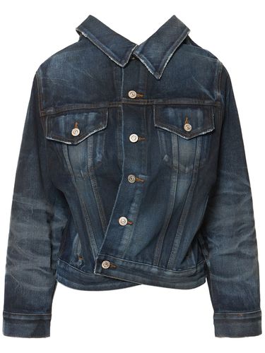 Swing Cotton Denim Jacket - BALENCIAGA - Modalova