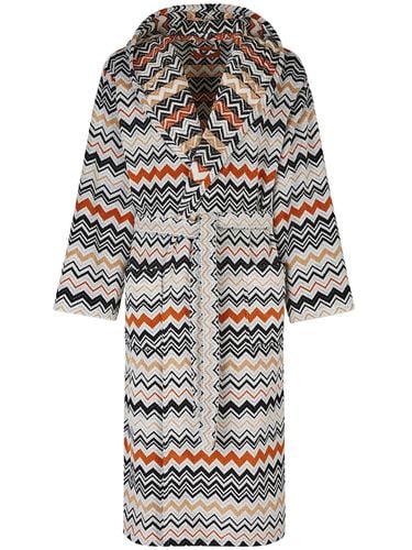 Bernard Cotton Bathrobe - MISSONI HOME - Modalova