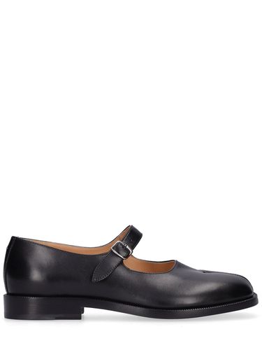 Mm Tabi Leather Mary Jane Flats - MAISON MARGIELA - Modalova