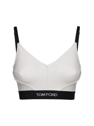 Cropped Tech Jersey Tank Top - TOM FORD - Modalova