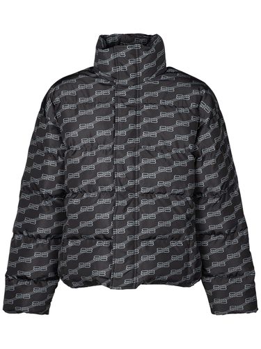 Printed Tech Puffer Jacket - BALENCIAGA - Modalova