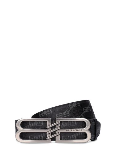 Cm Bb Signature Faux Leather Belt - BALENCIAGA - Modalova